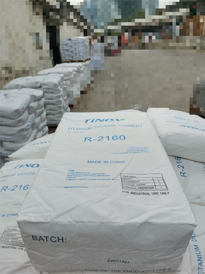 Καλή τιμή. Ισχυρή δύναμη Tinox ρ-2160 βαψίματος Rutile διοξειδίου τιτανίου με τον μπλε χαμηλό τόνο φωνής σε απευθείας σύνδεση